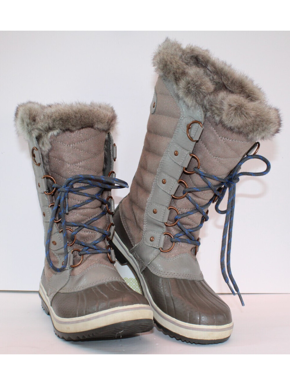 Sorel Totino II Gray Women's Mid-Calf Waterproof Snow Boot Sz 7.5 LNC
